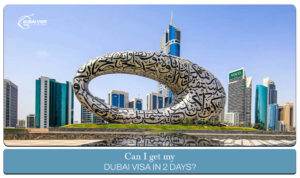 Dubai visa in 2 days | Apply for Urgent Dubai Visa blog banner by the dubai visit visa