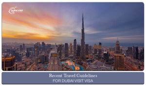 Recent UAE travel guidelines | Dubai visit visa guidelines blog banner by the dubai visit visa