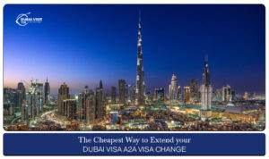 Airport to Airport visa change Dubai | cheapest way to extend Dubai visa blog banner by the dubai visit visa