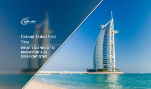 Dubai visa extension 30 days, Dubai visa extension 60 days Blog Banner by The Dubai Visit Visa