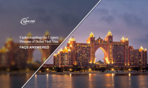 urgent Dubai visit visa | Dubai visa urgent processing blog banner by the Dubai visit visa