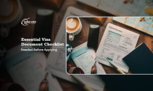 essential visa document checklist | documents required for visa application Blog Banner by The Dubai Visit Visa