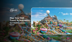 UAE travel in September | best country to visit in September Blog Banner by The Dubai Visit Visa