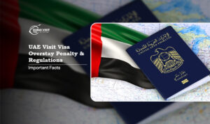 Overstay visa UAE, Dubai visa overstay fine Blog banner by The Dubai Visit Visa