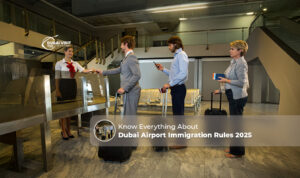 Dubai airport immigration rules 2025 | Dubai immigration requirements Blog Banner by The Dubai Visit Visa