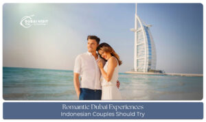 Romantic Dubai experiences for Indonesian couples, featuring luxury dining, desert sunsets, and iconic city views.