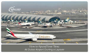 Explore Dubai Airport during a layover with shopping, dining, lounges, and relaxing travel facilities.