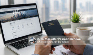 Dubai visa requirements after passport renewal.