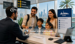 Dubai family visit visa rules and requirements for relatives.