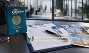 Dubai visa requirements and application process for Kazakhstan citizens.